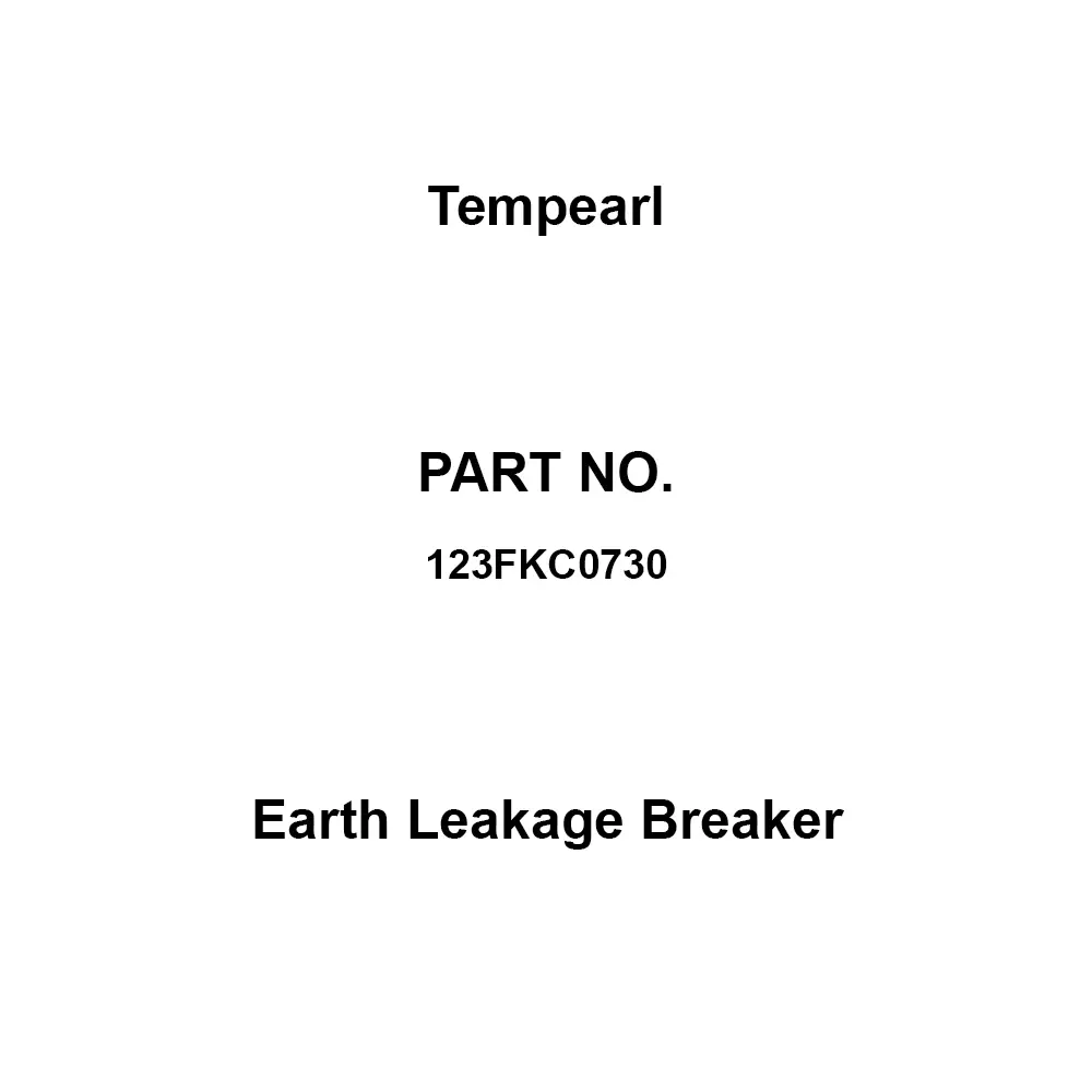 Tempearl Earth Leakage Breaker 75 Amp Rated Current AC 100 to 440 V, 123FKC0730