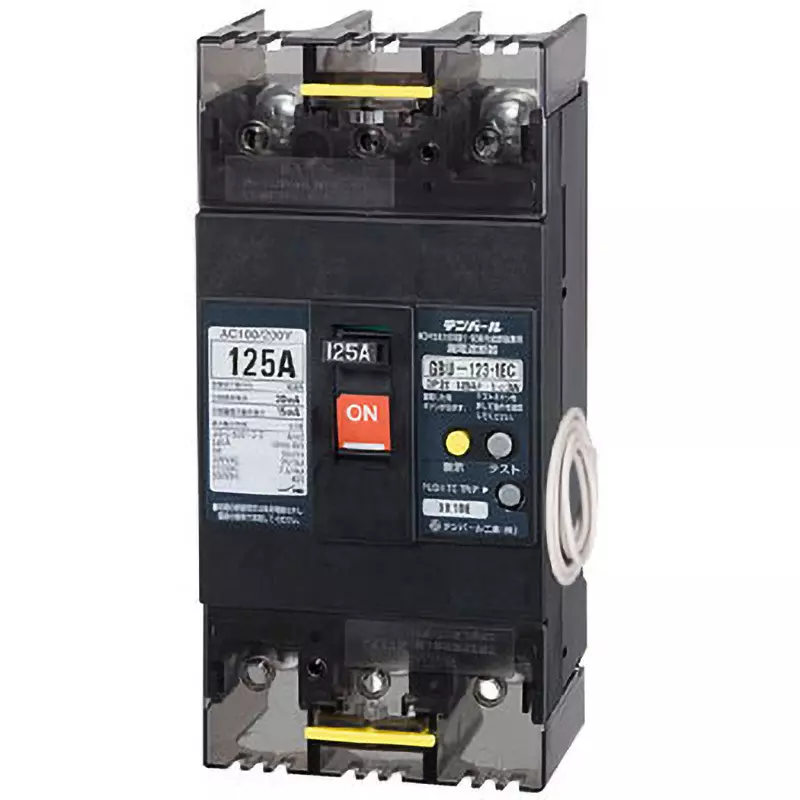 Tempearl Earth Leakage Breaker 60 Amp Rated Current 3P2E, GBU-123.1EC 60A W2
