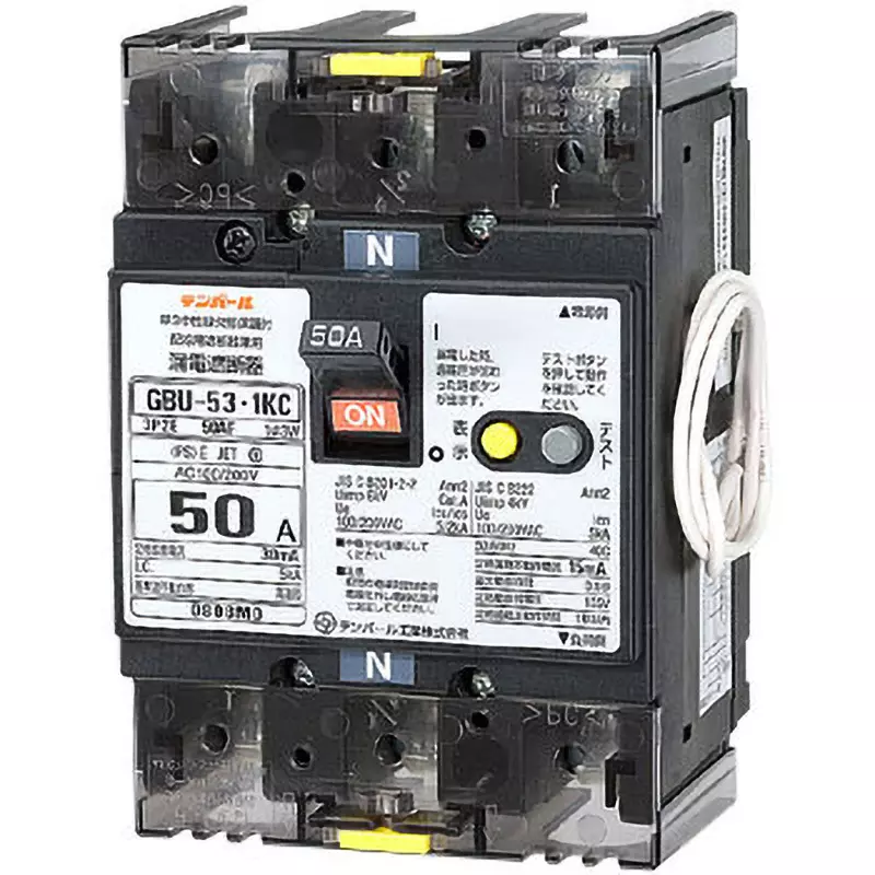 Tempearl Earth Leakage Breaker 30 Amp Rated Current 3P2E, GBU-53 1KC 30A 30MA