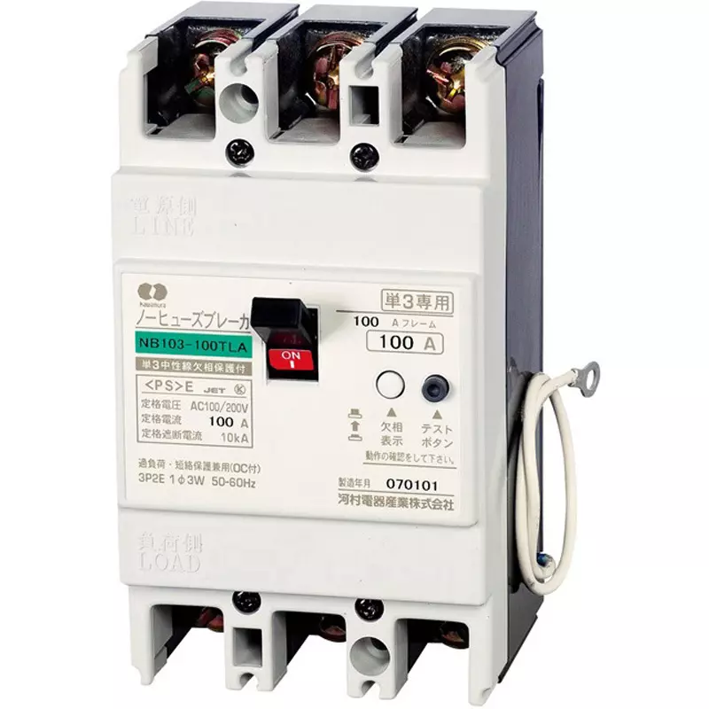 kawamura-no-fuse-breaker-3p2e-60-amp-rated-current-nb103-60tla