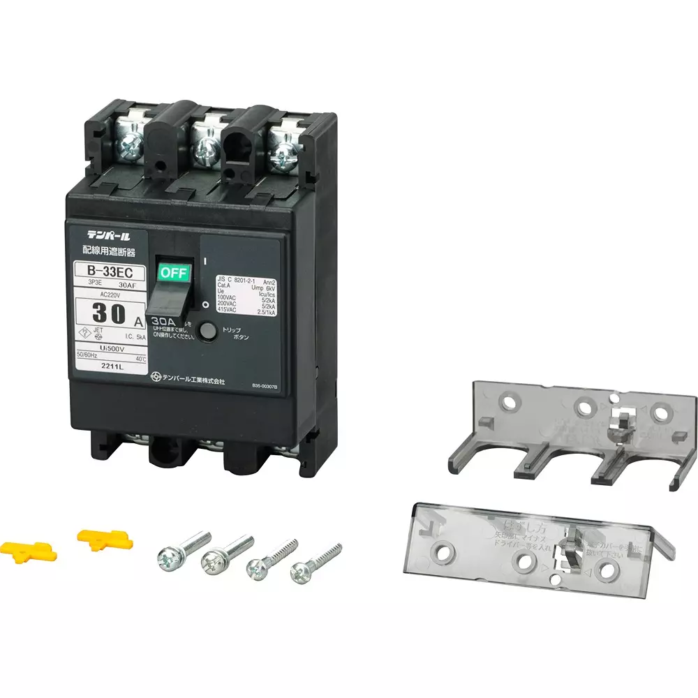 Tempearl Circuit Breaker 30 Amp Current 6 kV Impulse Withstand Voltage, B-33EC30