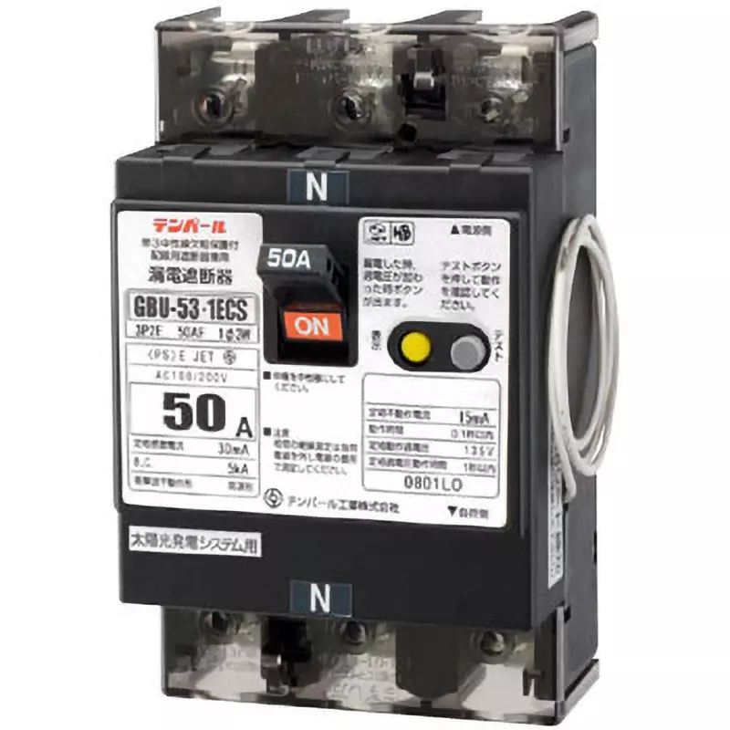 Tempearl Circuit Breaker 30 Amp Current 6 kV Impulse Withstand Voltage, GBU-53.1ECS 30A 30MA