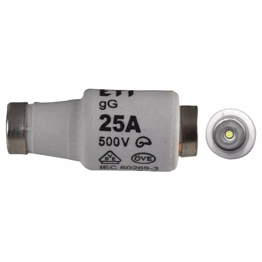 MULTICOMP PRO Industrial & Electrical Power Fuses FUSE, BOTTLE, GL, 25A, DII, 2312407