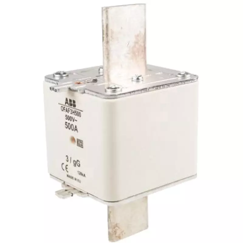 ABB Fuse Links 500 V Rated Voltage 8000(@415 VAC) A Breaking Current 500 A Rated Current, 1SCA022627R7080