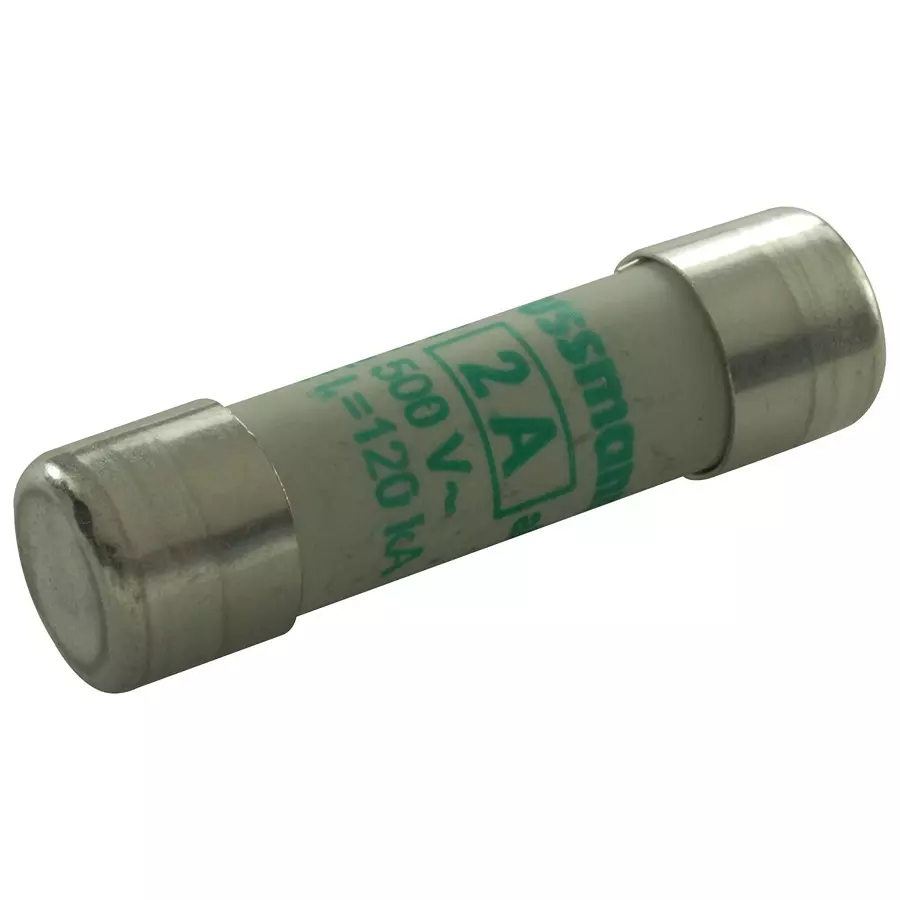 EATON BUSSMANN FUSE, 2A, MOTOR RATED, 10X38, 500V, C10M2