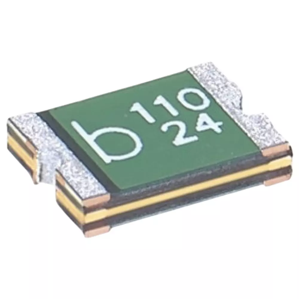 BEL FUSE 0ZCH Series Resettable Fuses - PPTC 1.1 A Hold Current 8 VDC Max. Voltage 210 Ω Resistance, 0ZCH0110FF2E