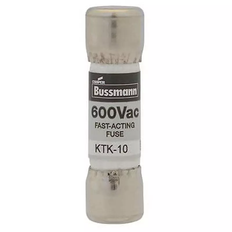 Cooper Bussmann Tube Fuse 600AC V Rated Voltage, KTK-8