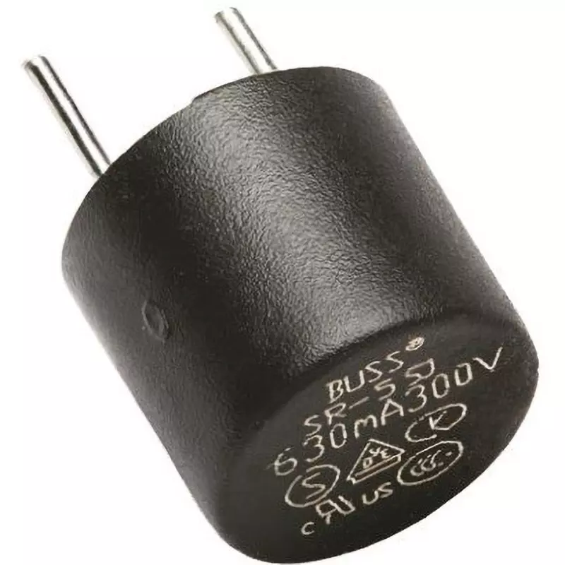Cooper Bussmann Radial Lead Fuse 250 AC V Rated Voltage 35(@250 VAC) A Breaking Current, SR-5-400MA-BK (Pack of 10)