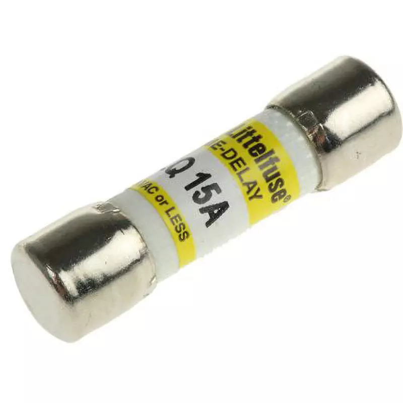 Littelfuse Time Lag Midget Fuse 15 Amp Rated Current, 0FLQ015.T