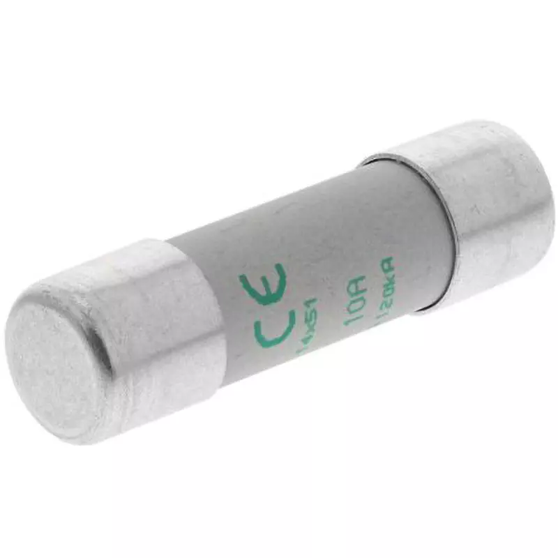 Mersen Ceramic Body Fuse 10 A Rated Current 690 AC Rated Voltage 120000 A Breaking Current, Z216659 (Pack of 10)