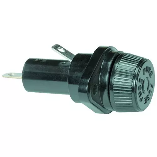 EATON BUSSMANN FUSE HOLDER, 10.3 X 38MM, PANEL MOUNT, BK/HPS
