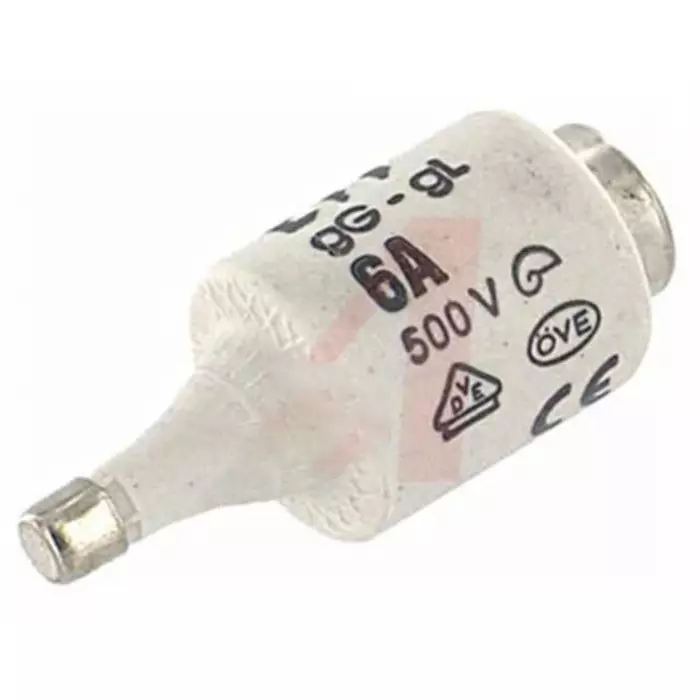 ALTECH 6A DII Bottle Fuse E27 Thread Size gG 500 V AC, 6D27SB (Pack of 10)
