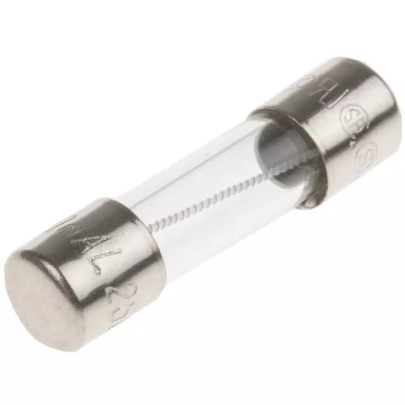 RS PRO Glass Tube Fuse 0.16 Amp Rated Current 250 V Rated Voltage, 610-9866 (Pack of 10)
