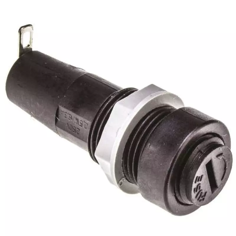 RS PRO Fuse Holder Panel Mounting 250 V Rated Voltage, 563-784