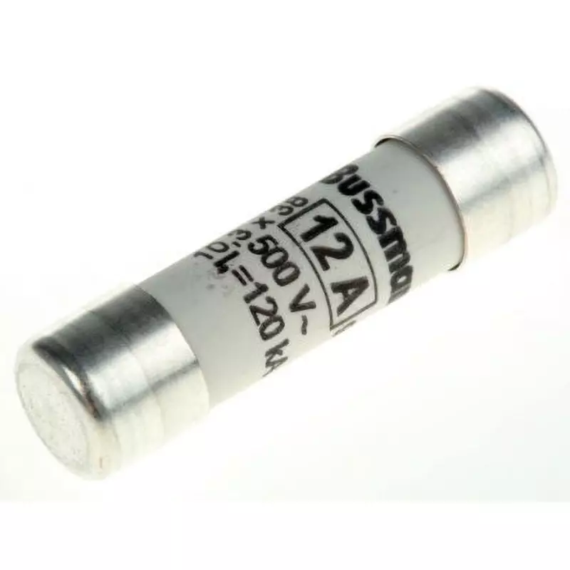 Cooper Bussmann Ceramic Body Fuse 500 AC V Rated Voltage 120000 A Breaking Current 12 A Rated Current, C10G12 (Pack of 10)