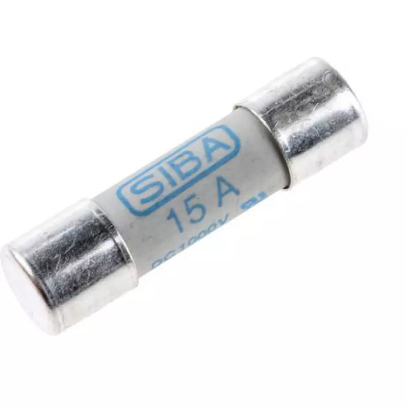 SIBA Solar Battery Fuse 15 A Rated Current FF Fuse Speed 1000 DC Rated Voltage, 5021526.15