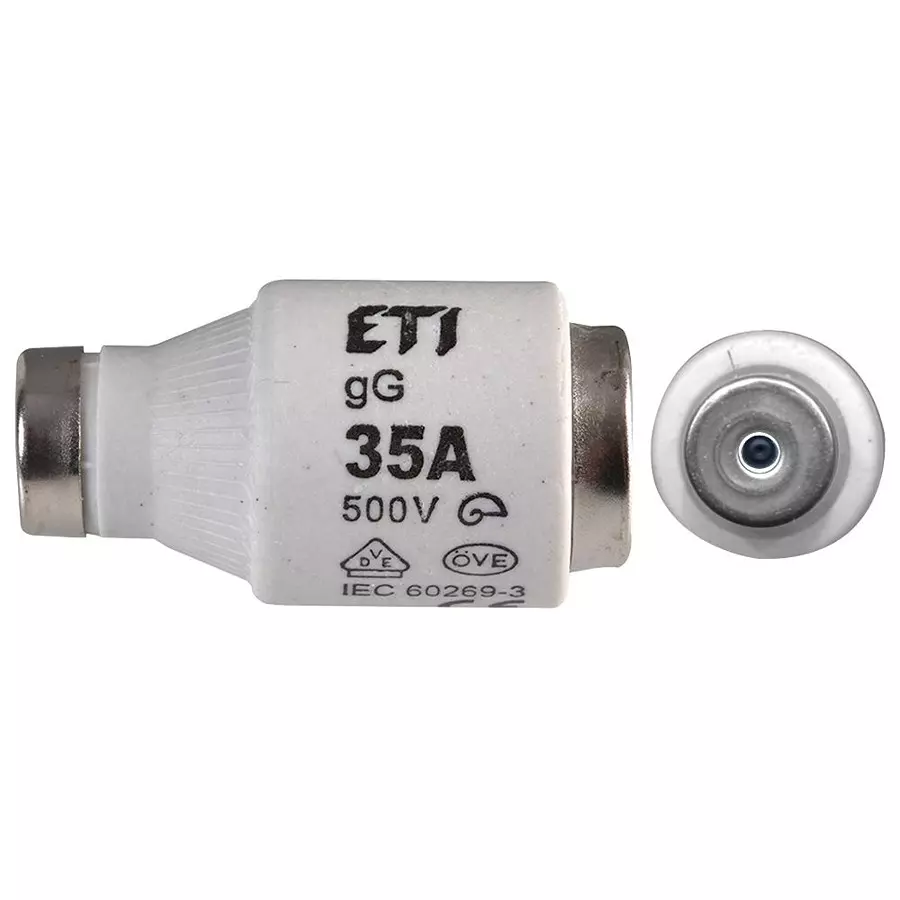 MULTICOMP PRO Industrial & Electrical Power Fuses FUSE, BOTTLE, GL, 35A, DIII, 2313401