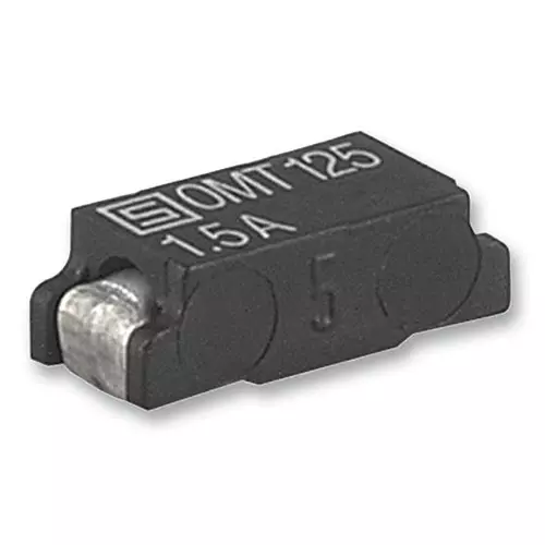 SCHURTER Fuse, 1A, 125Vdc, Smt, 3404.0114.11