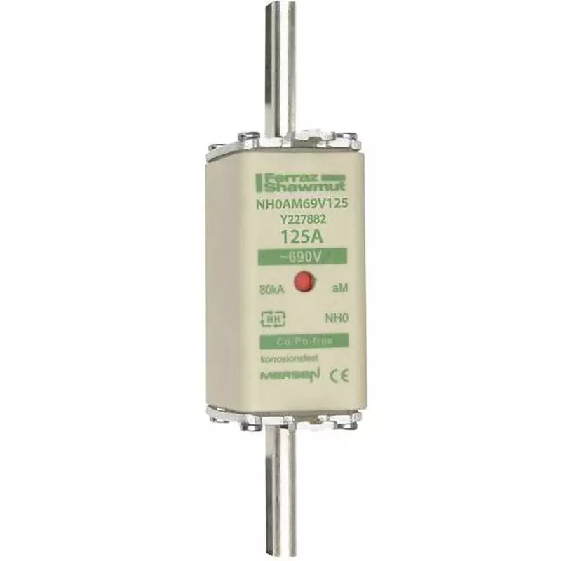 Mersen Fuse Link 125 A Rated Current 690 AC Rated Voltage, Y227882C (Pack of 3)