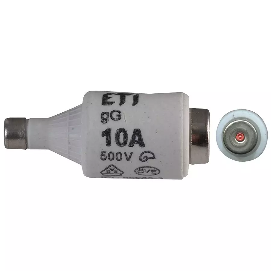 MULTICOMP PRO Industrial & Electrical Power Fuses FUSE, BOTTLE, GL, 10A, DII, 2312404