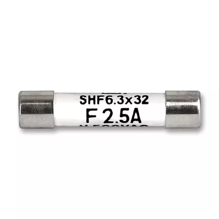 SCHURTER Fuse, Cartridge, 2A, Fast Acting, 8020.5071.G (Pack of 10)