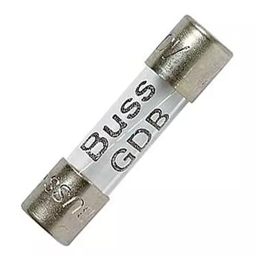 EATON FUSE, CARTRIDGE, 6.3A, 5X20MM, FAST ACT, BK/GDB-6.3A