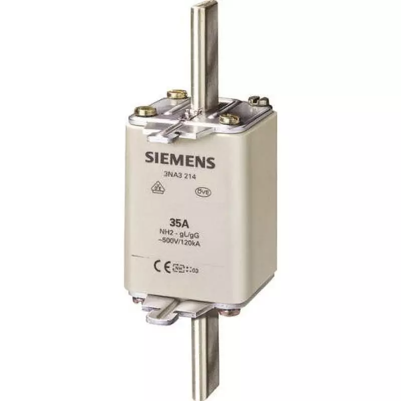 Siemens Fuse Links 500 AC/440 DC V Rated Voltage 120 AC/25 DC Breaking Current 160 A Rated Current, 3NA3236 (Pack of 3)