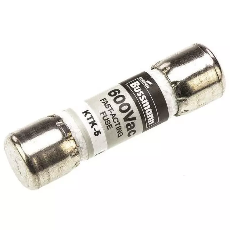 Cooper Bussmann Tube Fuse 600AC V Rated Voltage, KTK-5 (Pack of 5)