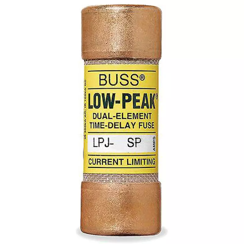 Cooper Bussmann Fuse Links 600 AC/300 DC V Rated Voltage 10000(@300 V DC)/30000(@600 V AC) A Breaking Current, LPJ-3SP