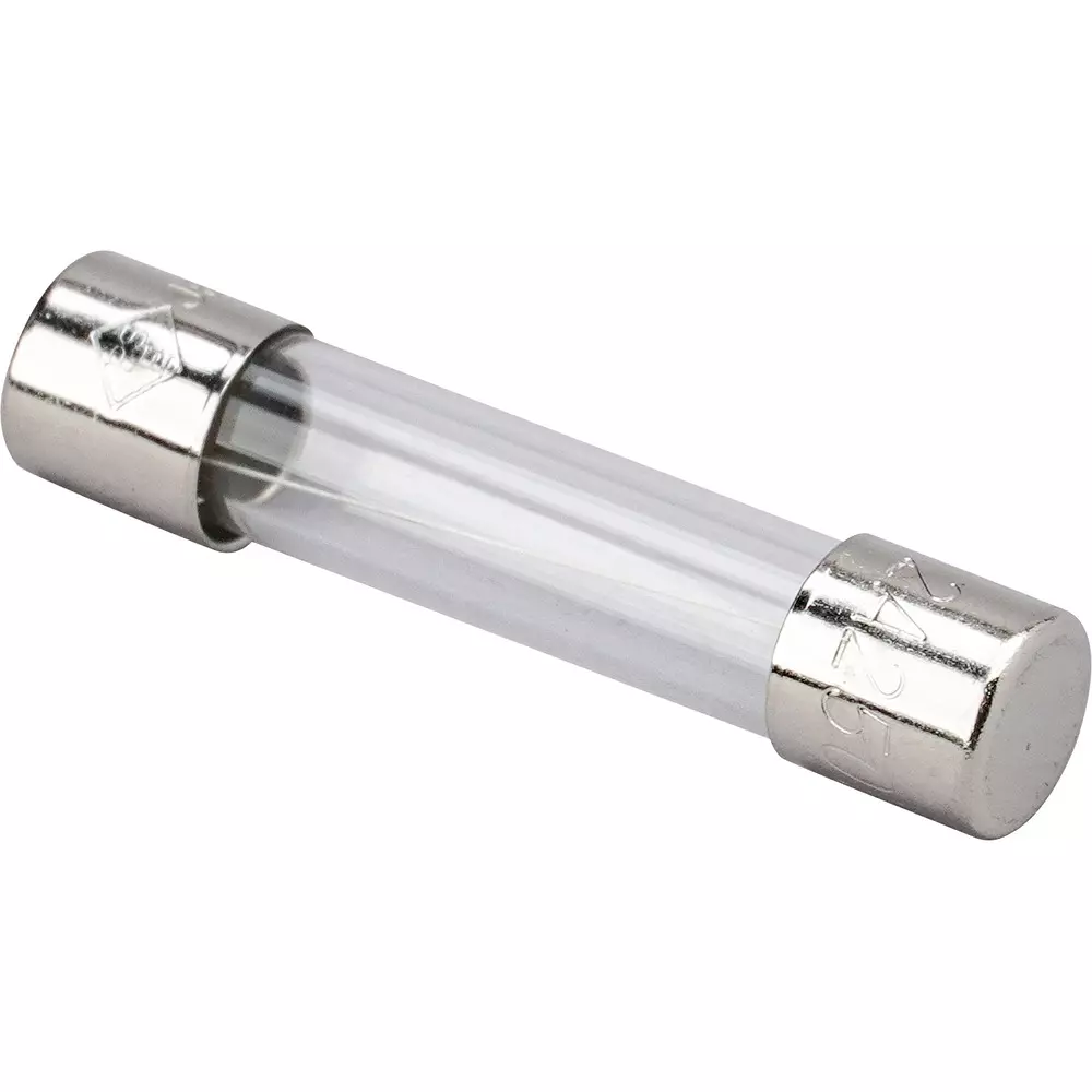 ELPA Glass Tube Fuse 2 Amp Rated Current Φ6.35x30 mm Size, TF-2020H (Pack of 2)