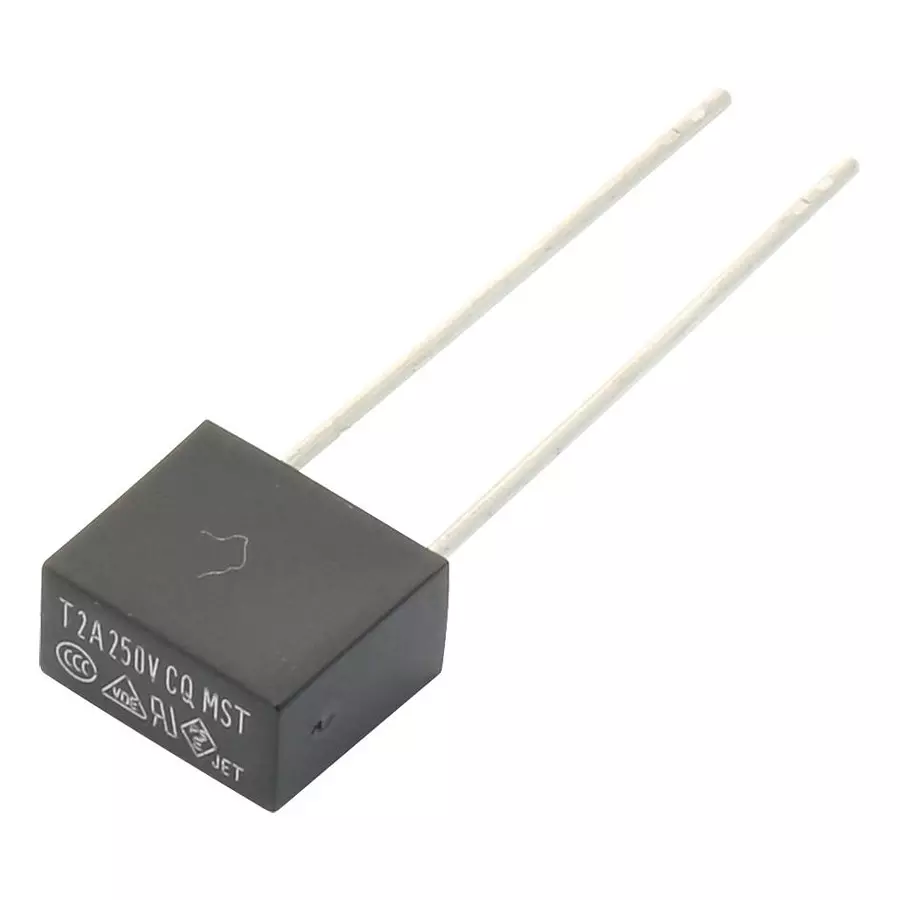MULTICOMP PRO PCB Fuses FUSE, RADIAL, SLOW BLOW, 2A, MST 2A 250V (Pack of 10)