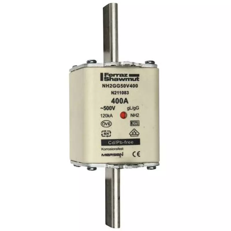 Mersen Fuse Link 400 A Rated Current 500 AC Rated Voltage, T200807C