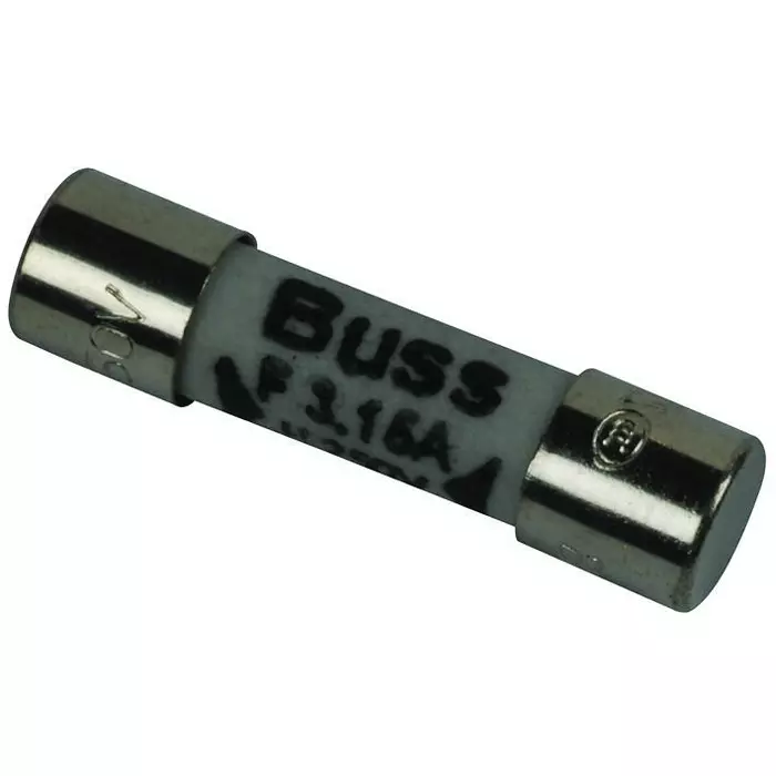 EATON FUSE, CARTRIDGE, 3.15A, 5X20MM, FAST ACT, BK/GDA-3.15A