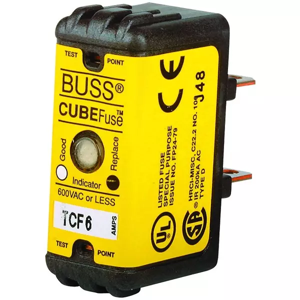 EATON BUSSMANN FUSE, 80A, 600V, TIME DELAY, TCF80