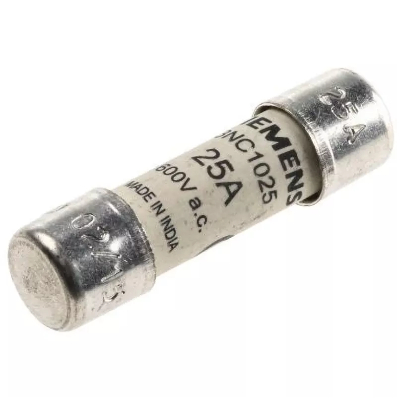 Siemens Tube Fuse 600AC V Rated Voltage, 3NC1025 (Pack of 10)