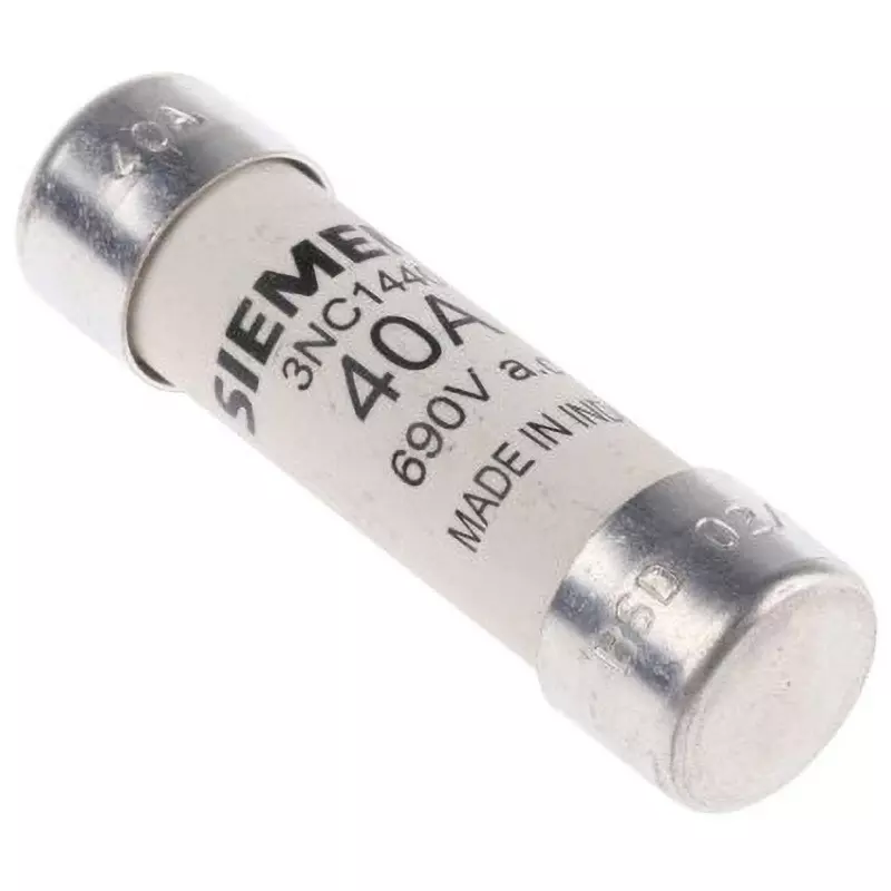 Siemens Tube Fuse 690AC V Rated Voltage, 3NC1440 (Pack of 10)