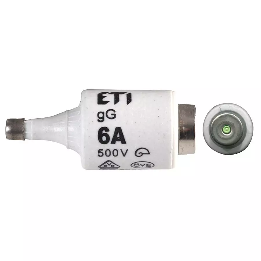 MULTICOMP PRO Industrial & Electrical Power Fuses FUSE, BOTTLE, GL, 6A, DII, 2312403