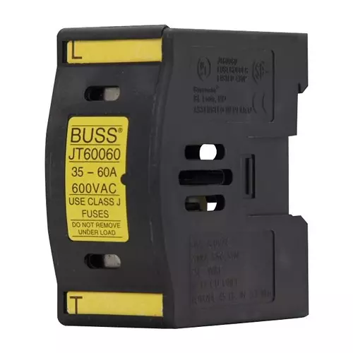 EATON BUSSMANN CARTRIDGE FUSE HOLDER, 30A, 600VAC/VDC, JT60060