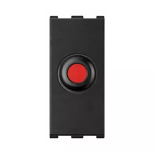 Anchor Roma Urban Manual Resettable Fuse 1 Module Black for Homes, Offices & Commercial Use, 66616B