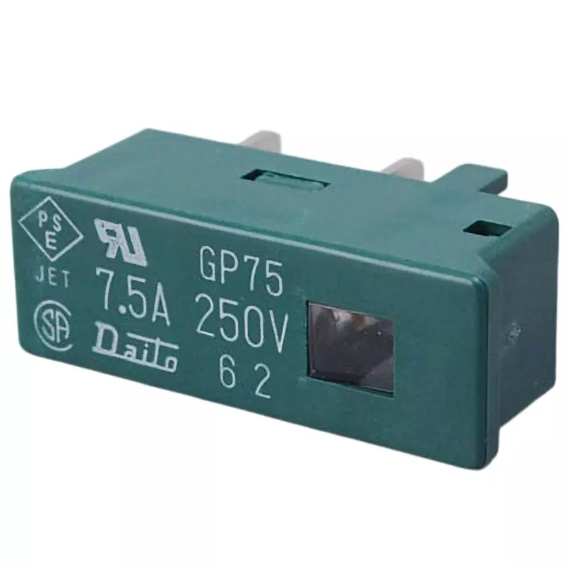 Daito GP Fuse for Alarm 7.5 Amp Rated Current, GP-75