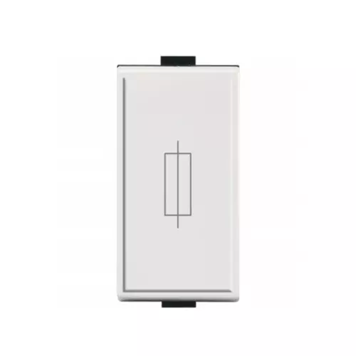 Anchor Roma Plus Series Fuse Unit 10 A Rated Current 1 Module Polycarbonate Material White Color, 289681 (Pack of 20 Pcs)