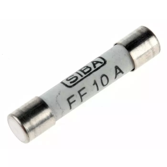 Metrix Multimeter Fuse, 10A, 600V, 6.3 (Dia.) x 32 mm, 6.3 mm, AT0095 (Pack of 5)