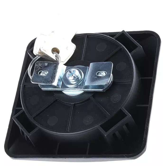 Euro-Locks a Lowe Fletcher group Company Black Metal Plastic Locking Handle Flush, 1691082