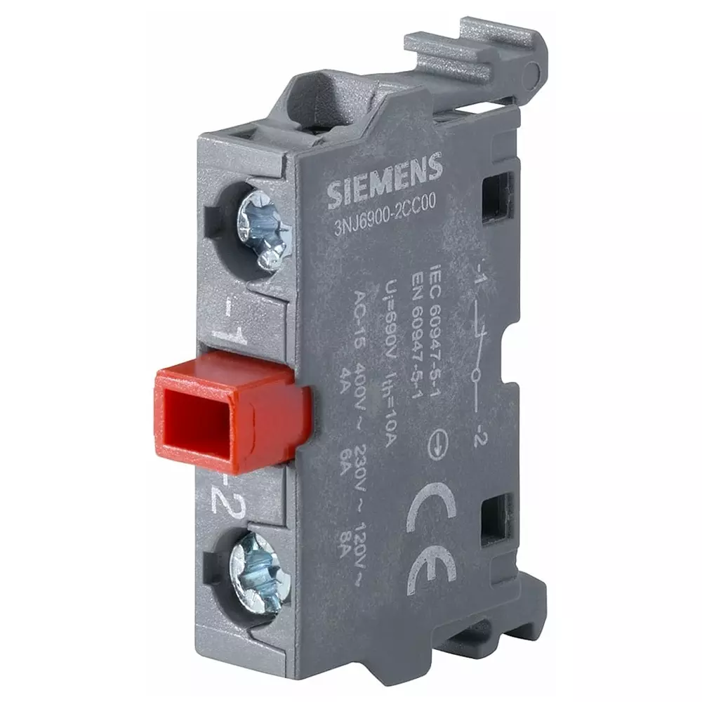 Siemens 3NJ6900 Auxiliary Switch, 3NJ6900-2CC00