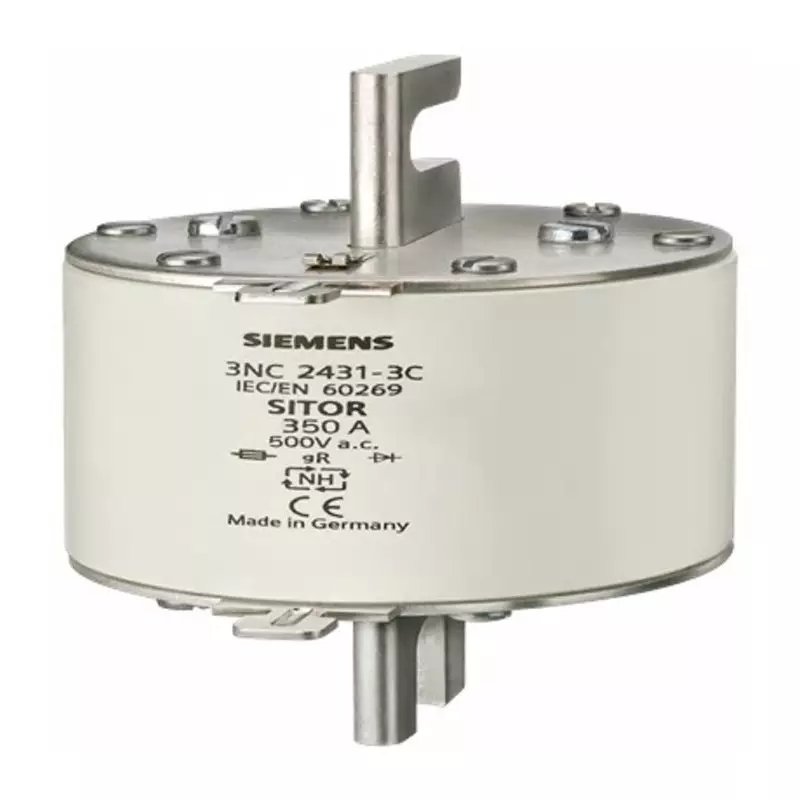 Siemens 250A Tag Fuse, 141mm, 500V, 109mm, 3NC2427-3C