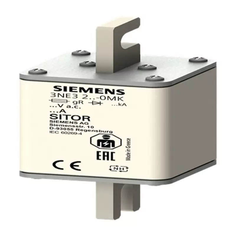 Siemens 500A Tag Fuse, 137mm, 1kV, 106.6mm, 3NE3234-0MK08