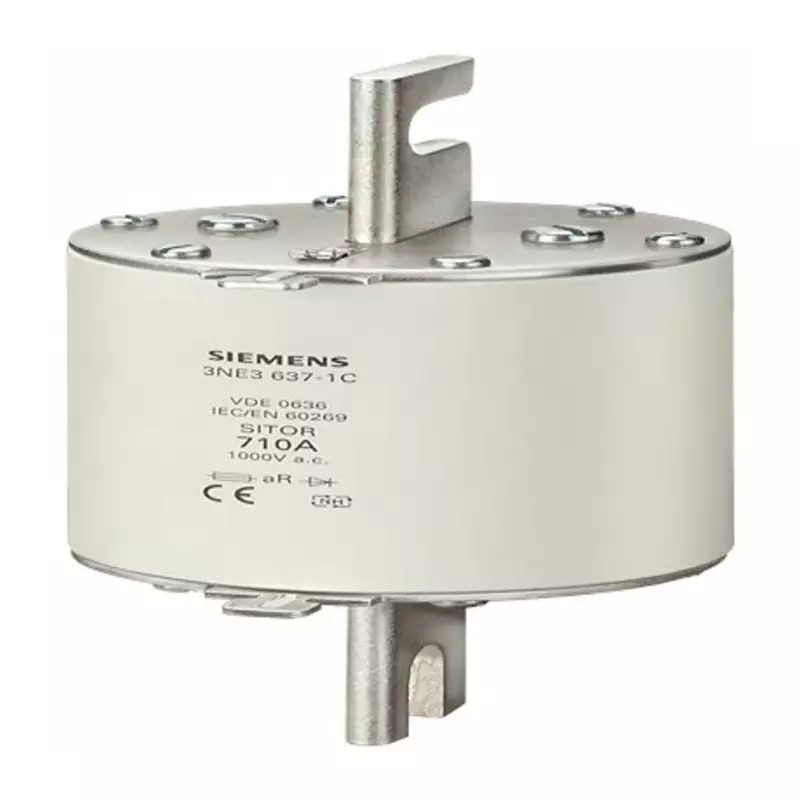 Siemens 710A Tag Fuse, 171mm, 1kV, 129.7mm, 3NE3637-1C