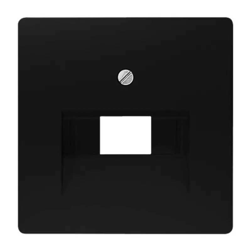 Siemens Black 1 Gang Cover Plate Thermoplastic Cover Plate, 5TG2545-0SB
