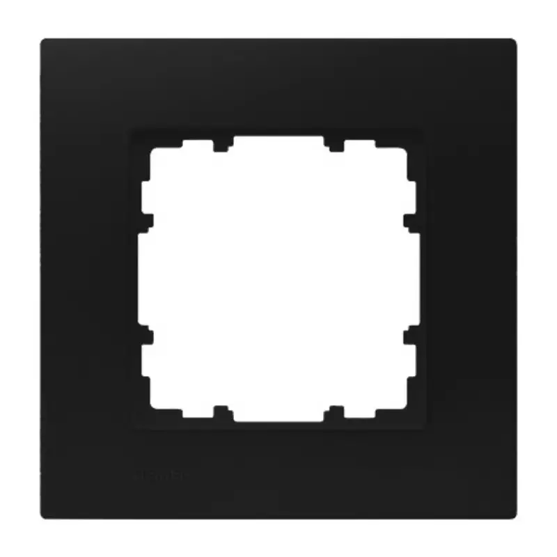 Siemens Black 1 Gang Mounting Plate Mounting Frame, 5TG1111-0SB