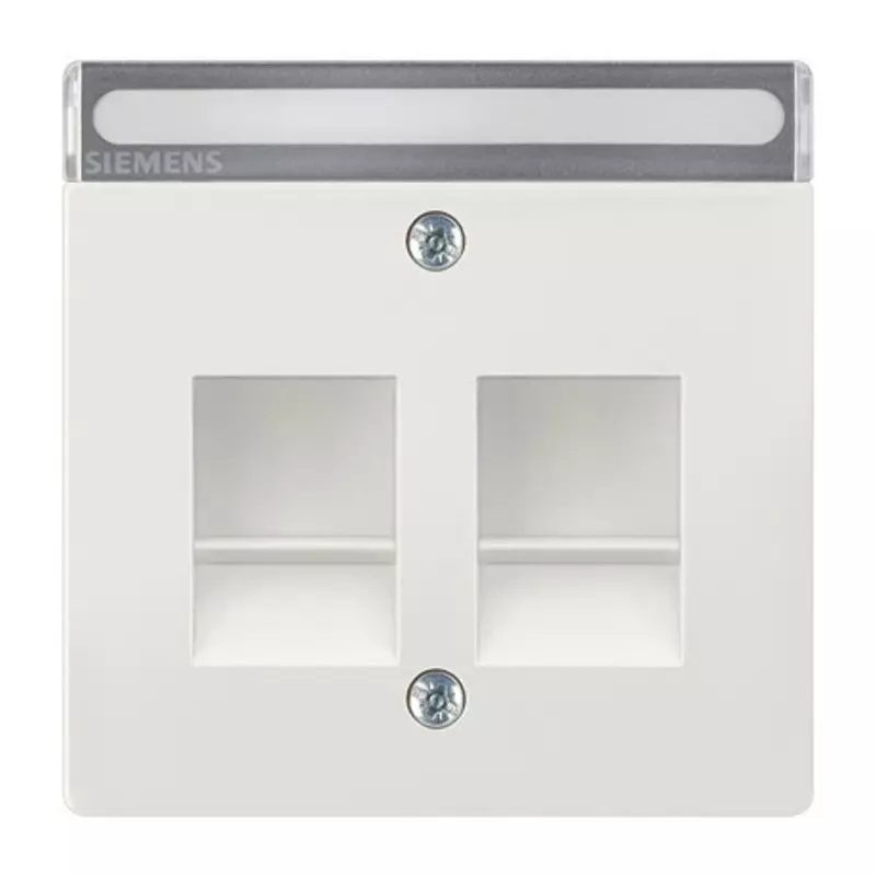 Siemens Off White 1 Gang Cover Plate Thermoplastic Cover Plate, 5TG1343-1